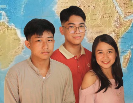Gideon Paul, Joshua and Rachelle Anne Ariaga